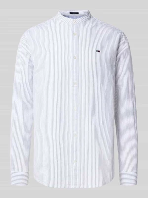 Koszula casualowa o kroju regular fit z mieszanki bawełny i lnu Tommy Jeans