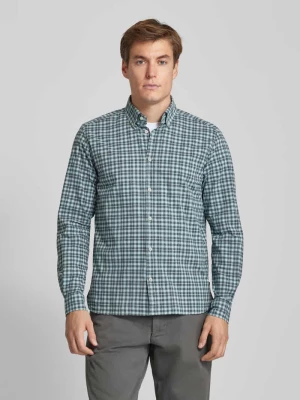 Koszula casualowa o kroju regular fit z mieszanki bawełny i streczu z kołnierzykiem typu button down s.Oliver RED LABEL