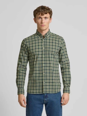 Koszula casualowa o kroju regular fit z mieszanki bawełny i streczu z kołnierzykiem typu button down s.Oliver RED LABEL