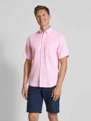 Koszula casualowa o kroju regular fit z mieszanki lnu i bawełny FYNCH-HATTON