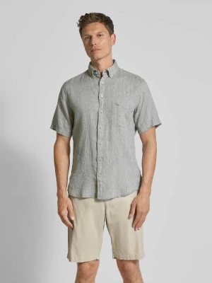 Koszula casualowa o kroju regular fit z mieszanki lnu i bawełny FYNCH-HATTON