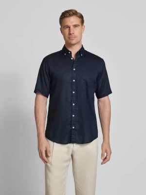 Koszula casualowa o kroju regular fit z mieszanki lnu i bawełny FYNCH-HATTON