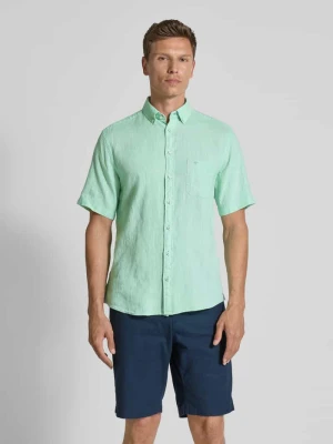 Koszula casualowa o kroju regular fit z mieszanki lnu i bawełny FYNCH-HATTON