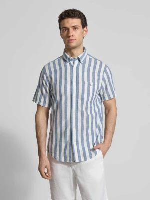 Koszula casualowa o kroju regular fit z mieszanki lnu i bawełny Gant