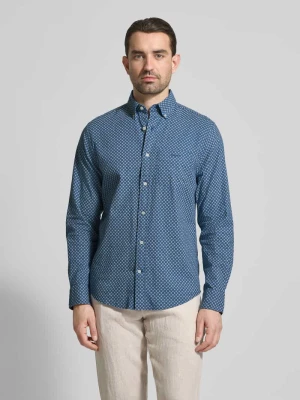 Koszula casualowa o kroju regular fit z mieszanki lnu i bawełny Gant