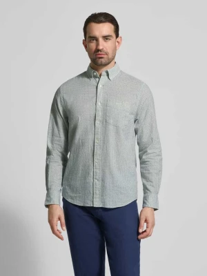 Koszula casualowa o kroju regular fit z mieszanki lnu i bawełny Gant