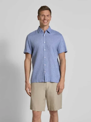 Koszula casualowa o kroju regular fit z mieszanki lnu i bawełny JOOP! JEANS