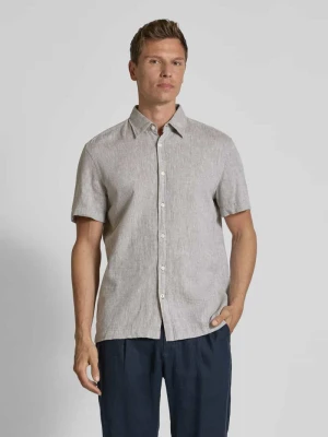 Koszula casualowa o kroju regular fit z mieszanki lnu i bawełny JOOP! JEANS