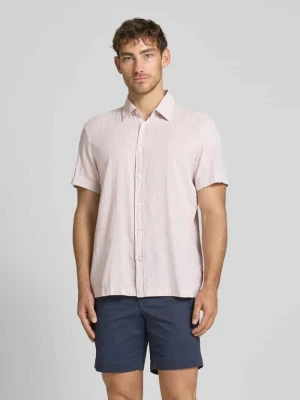Koszula casualowa o kroju regular fit z mieszanki lnu i bawełny JOOP! JEANS