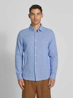 Koszula casualowa o kroju regular fit z mieszanki lnu i bawełny MCNEAL