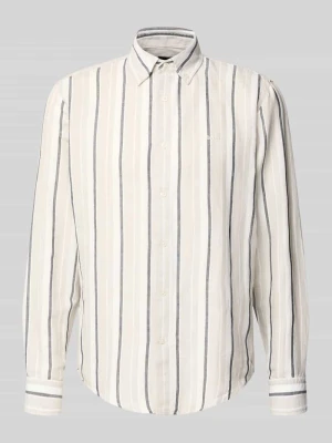 Koszula casualowa o kroju regular fit z mieszanki lnu i bawełny model 'RICOPLUS_M' Boss Orange