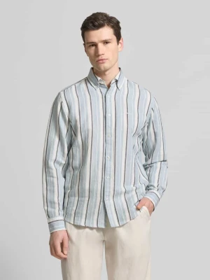 Koszula casualowa o kroju regular fit z mieszanki lnu i bawełny model 'RICOPLUS_M' Boss Orange