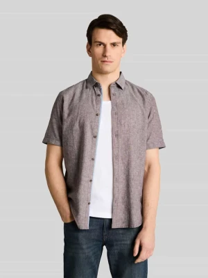 Koszula casualowa o kroju regular fit z mieszanki lnu i bawełny Tom Tailor