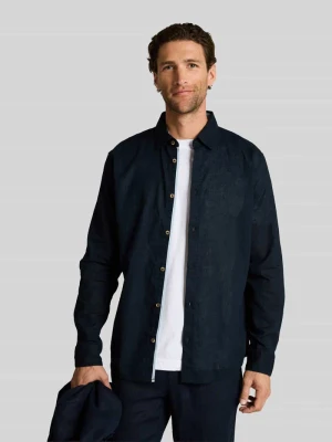 Koszula casualowa o kroju regular fit z mieszanki lnu i bawełny Tom Tailor