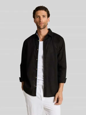 Koszula casualowa o kroju regular fit z mieszanki lnu i bawełny Tom Tailor