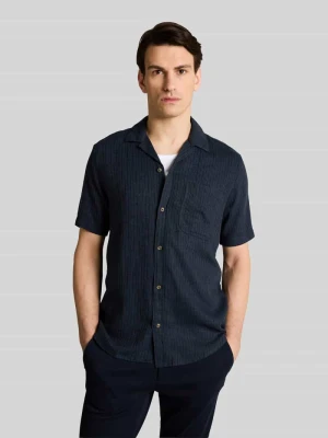 Koszula casualowa o kroju regular fit z mieszanki lnu i bawełny Tom Tailor