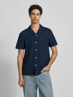 Koszula casualowa o kroju regular fit z mieszanki lnu i bawełny Tommy Jeans