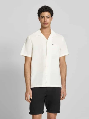 Koszula casualowa o kroju regular fit z mieszanki lnu i bawełny Tommy Jeans