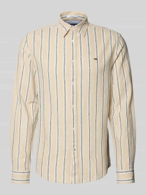 Koszula casualowa o kroju regular fit z mieszanki lnu i bawełny Tommy Jeans