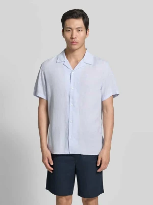 Koszula casualowa o kroju regular fit z mieszanki lnu i lyocellu CK Calvin Klein