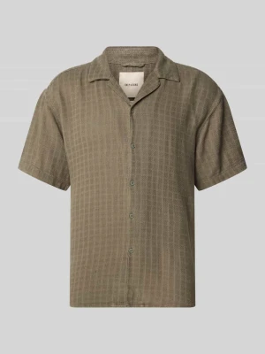 Koszula casualowa o kroju regular fit z mieszanki wiskozy i lnu model 'LATHAM' Only & Sons