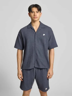 Koszula casualowa o kroju regular fit z naszywką z logo model 'LIBCO' Pegador