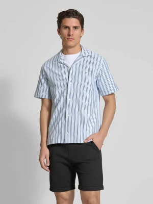 Koszula casualowa o kroju regular fit z paskami Tommy Hilfiger Jasnoniebieski