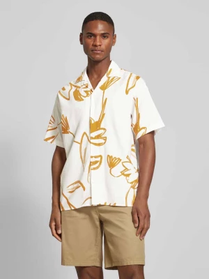 Koszula casualowa o kroju regular fit z rękawem o dł. 1/2 model ‘BLAPALMA’ Jack & Jones Premium