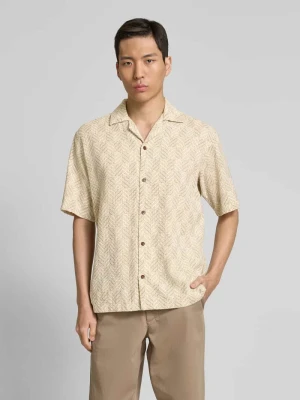 Koszula casualowa o kroju regular fit z rękawem o dł. 1/2 model ‘BLUVINCENT’ Jack & Jones Premium