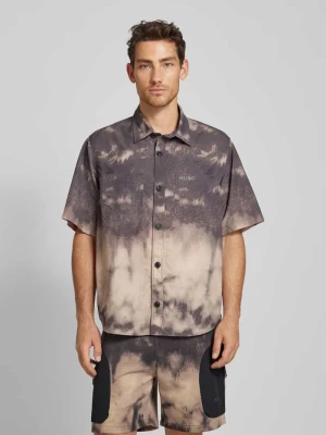 Koszula casualowa o kroju regular fit z rękawem o dł. 1/2 model ‘Eratino’ HUGO