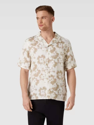Koszula casualowa o kroju regular fit z rękawem o dł. 1/2 model ‘FLOWER’ CK Calvin Klein