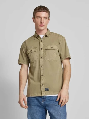 Koszula casualowa o kroju regular fit z rękawem o dł. 1/2 model ‘Military’ Superdry