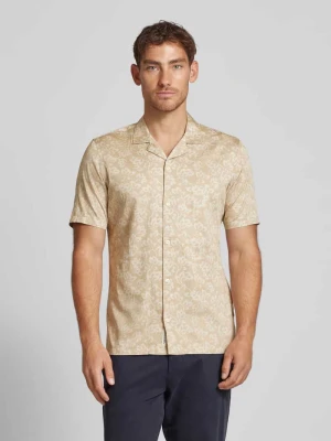Koszula casualowa o kroju regular fit z rękawem o dł. 1/2 model ‘WALKER’ casual friday