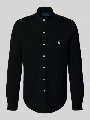 Koszula casualowa o kroju regular fit z wyhaftowanym logo i stójką Polo Ralph Lauren