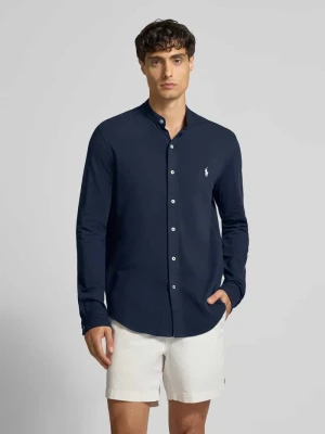 Koszula casualowa o kroju regular fit z wyhaftowanym logo i stójką Polo Ralph Lauren