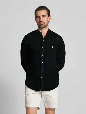 Koszula casualowa o kroju regular fit z wyhaftowanym logo i stójką Polo Ralph Lauren