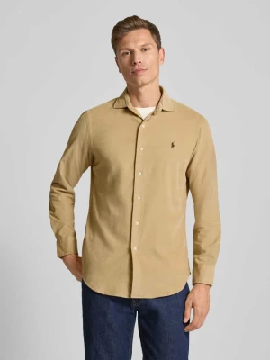 Koszula casualowa o kroju regular fit z wyhaftowanym logo model ‘CORDUROY’ Polo Ralph Lauren