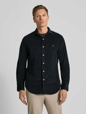 Koszula casualowa o kroju regular fit z wyhaftowanym logo model ‘CORDUROY’ Polo Ralph Lauren