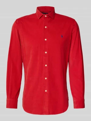 Koszula casualowa o kroju regular fit z wyhaftowanym logo model ‘CORDUROY’ Polo Ralph Lauren
