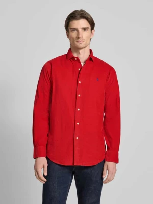 Koszula casualowa o kroju regular fit z wyhaftowanym logo model ‘CORDUROY’ Polo Ralph Lauren