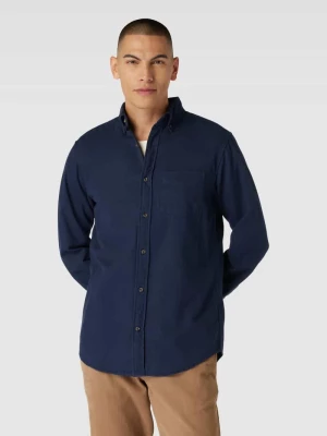 Koszula casualowa o kroju regular fit z wyhaftowanym logo model ‘HERRINGBONE’ Gant