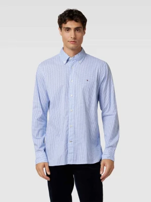 Koszula casualowa o kroju regular fit z wyhaftowanym logo model ‘NATURAL SOFT’ Tommy Hilfiger