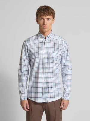 Koszula casualowa o kroju regular fit z wyhaftowanym logo model ‘Oxford’ FYNCH-HATTON