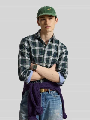 Koszula casualowa o kroju regular fit z wyhaftowanym logo Polo Ralph Lauren Granatowy