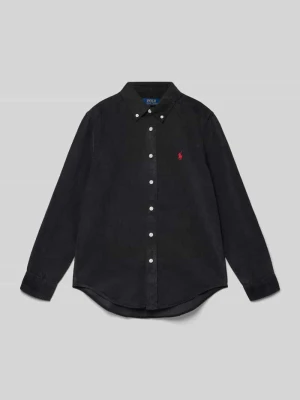 Koszula casualowa o kroju regular fit z wyhaftowanym logo Polo Ralph Lauren Teens