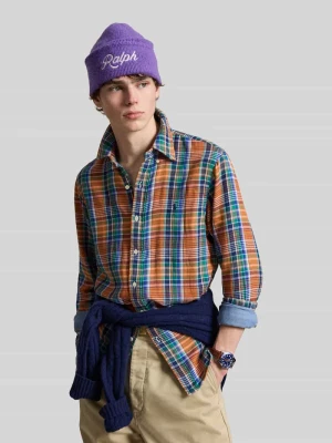 Koszula casualowa o kroju regular fit z wyhaftowanym logo Polo Ralph Lauren Zielony