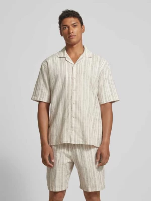 Koszula casualowa o kroju regular fit z wzorem w paski JAKE*S STUDIO MEN