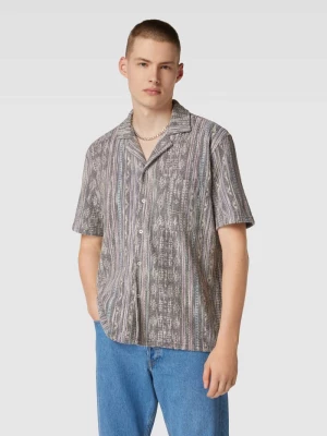 Koszula casualowa o kroju regular fit z żakardowym wzorem REVIEW