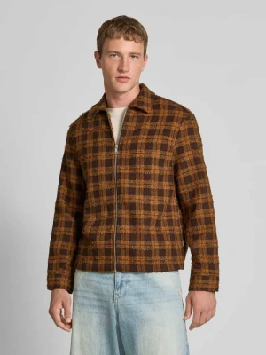 Koszula casualowa o kroju regular fit z zamkiem błyskawicznym REVIEW