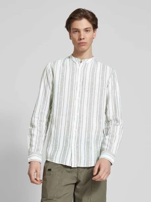 Koszula casualowa o kroju regular fit ze stójką model ‘CAIDEN’ Only & Sons